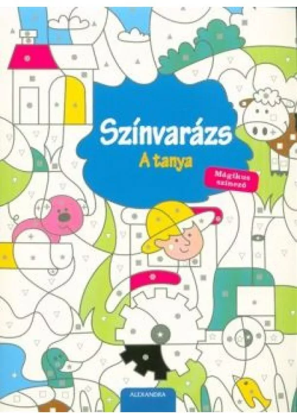 Színező - Színvarázs - A tanya /Mágikus színező