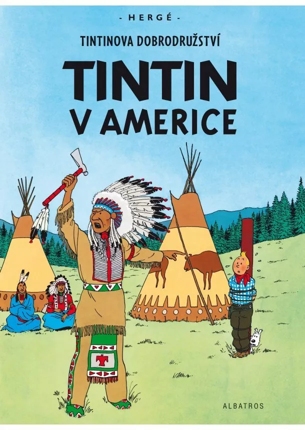 Hergé - Tintin (3) - Tintin v Americe