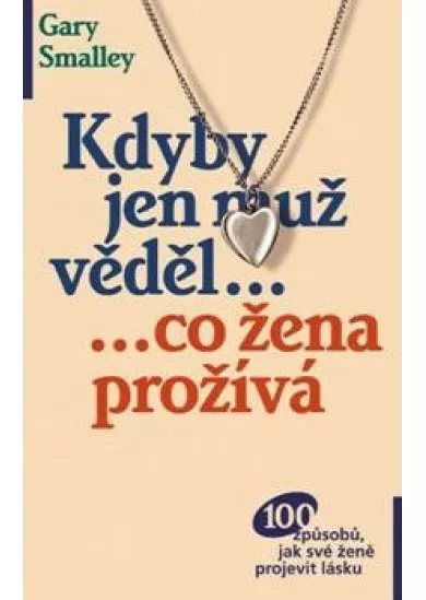 Kdyby jen muž věděl..., co žena prožívá