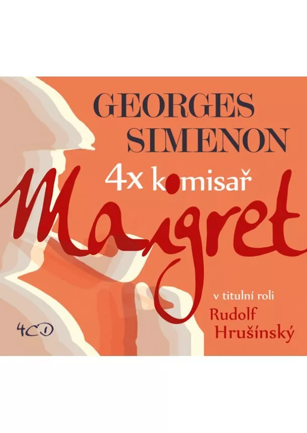 Georges Simenon - 4x komisař Maigret - 4CD