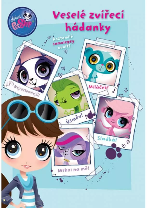 Hasbro - Littlest Pet Shop - Veselé zvířecí hádanky - Roztomilé samolepky uvnitř