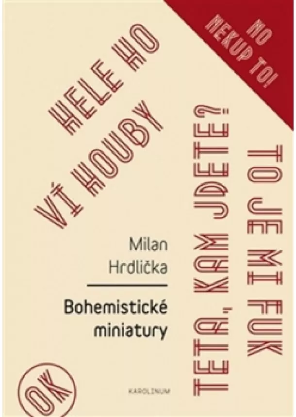 Milan Hrdlička - Bohemistické miniatury