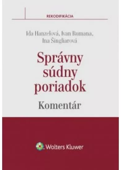 Správny súdny poriadok - Komentár 