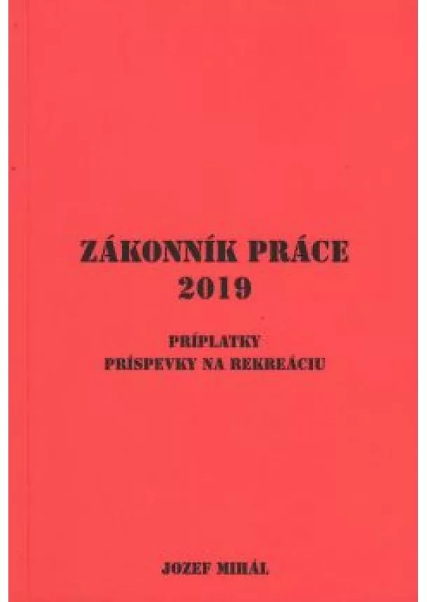 Zákonník práce (2019)