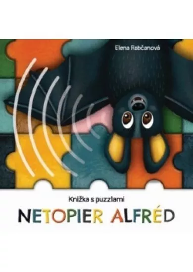 Netopier Alfréd - knižka s puzzlami