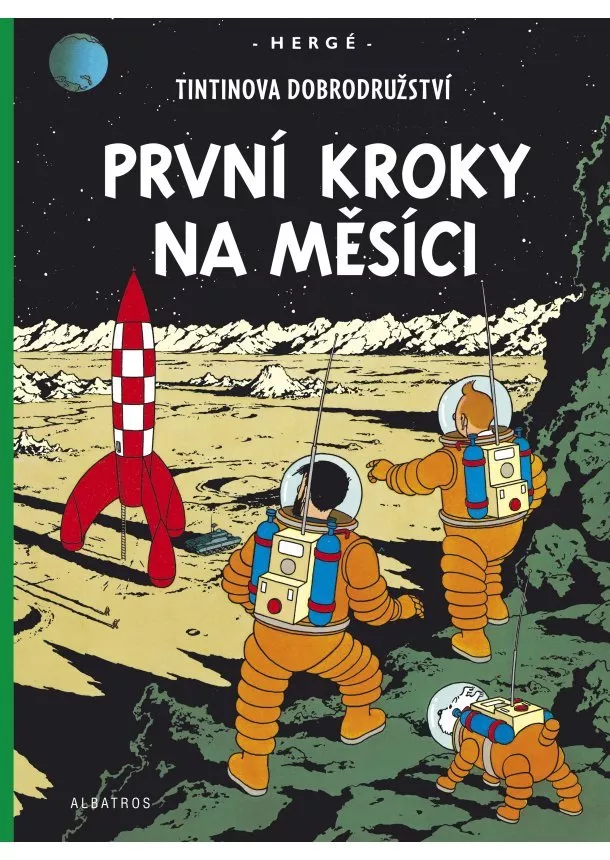 Hergé - Tintin (17) - První kroky na Měsíci