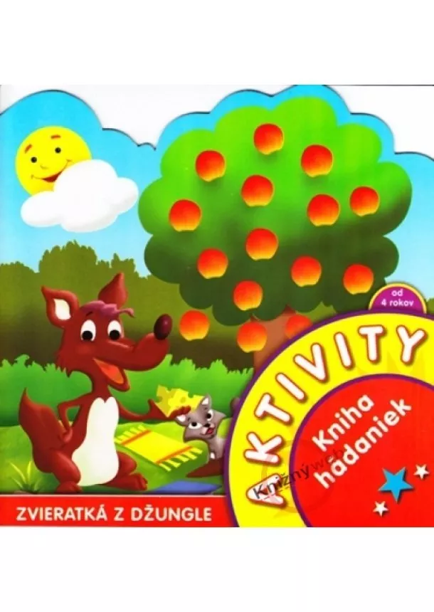 Kolektív - Aktivity-Zvieratká z džungle-kniha hádaniek