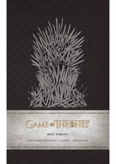 Game of Thrones  Iron Throne Hardcover Ruled Journal