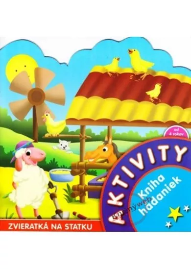 Aktivity - Zvieratká na statku - Kniha hádaniek