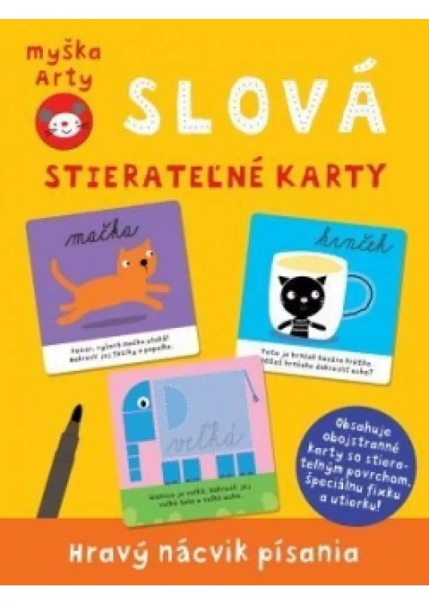 autor neuvedený - Myška Arty Slová-karty s fixkou