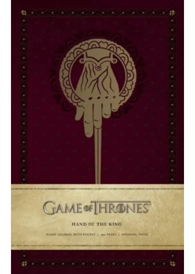 Game of Thrones  Kings Hand Journal Ruled Journal 1