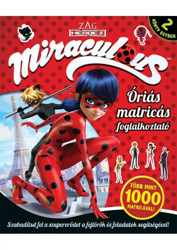 Csodálatos Katicabogár - Miraculous - Óriás matricás foglalkoztató