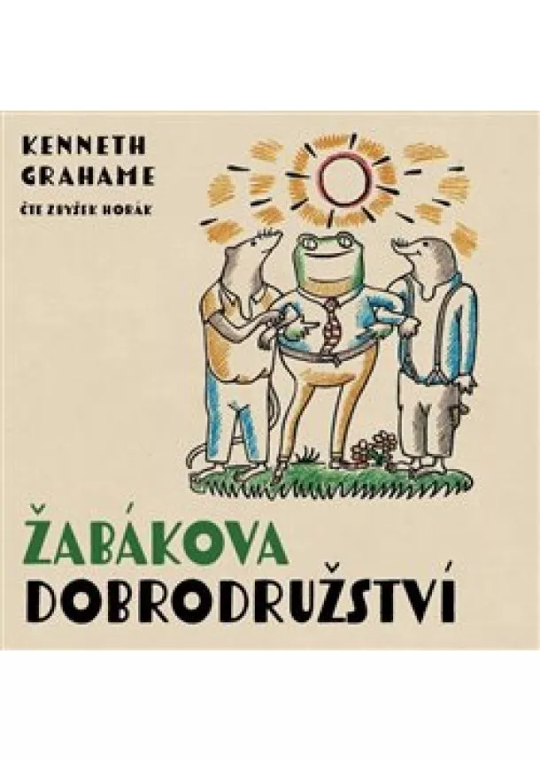 Kenneth Grahame - Žabákova dobrodružství (1x Audio na CD - MP3)