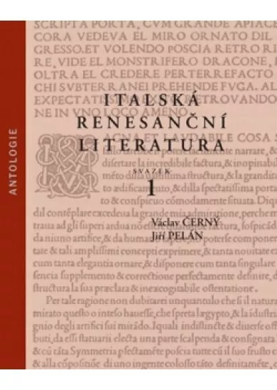 Italská renesanční literatura. Antologie