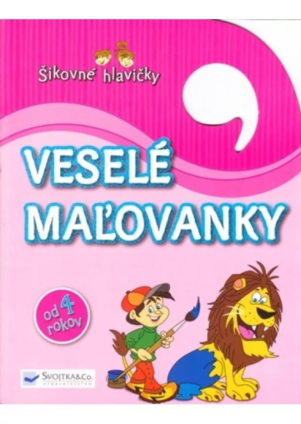 autor neuvedený - Veselé maľovánky - šikovné hlavičky