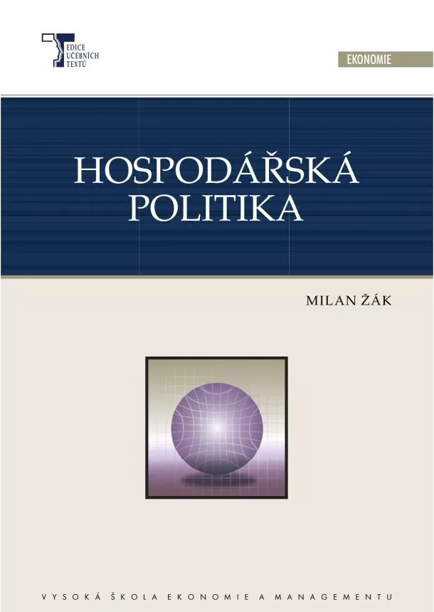 Milan Žák - Hospodářská politika