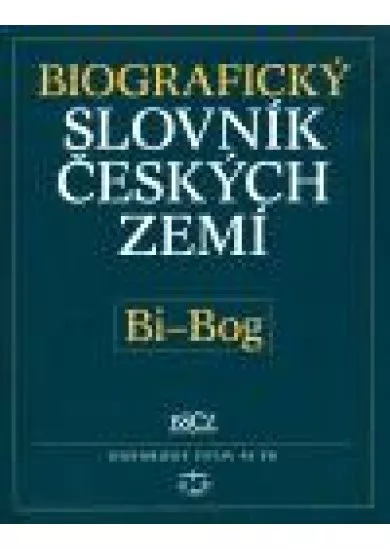 Biografický slovník českých zemí (Bi–Bog)