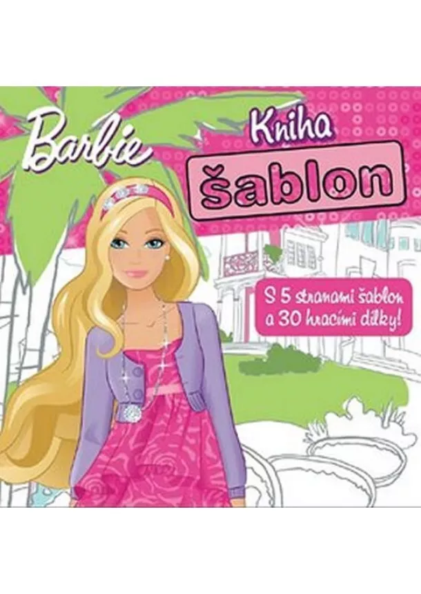 Mattel - Barbie - Kniha šablon