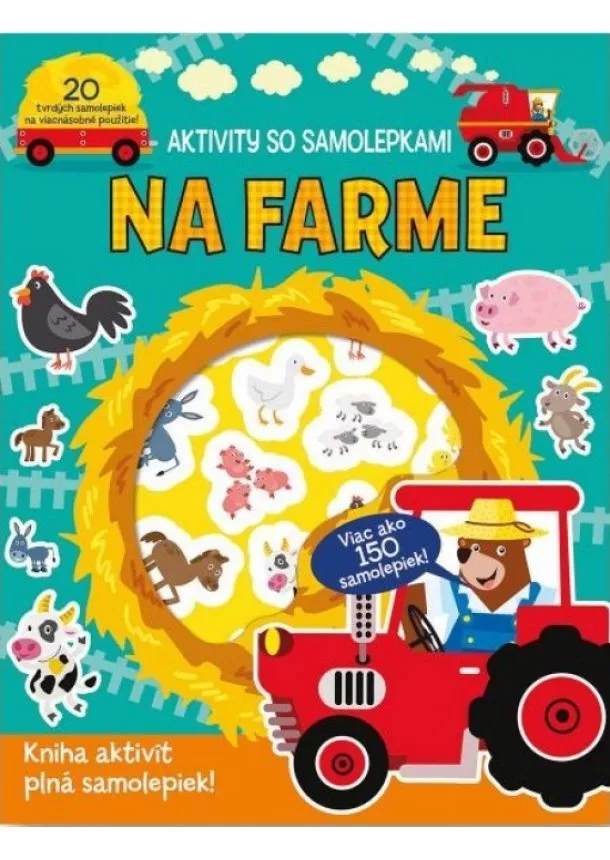 autor neuvedený - Aktivity so samolepkami - Na farme