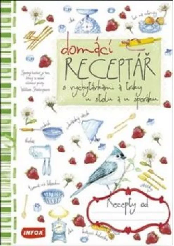 Recepty - Domácí receptář - Zápisník na recepty