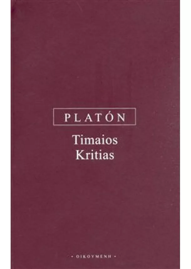 Platón - Timaios, Kritias