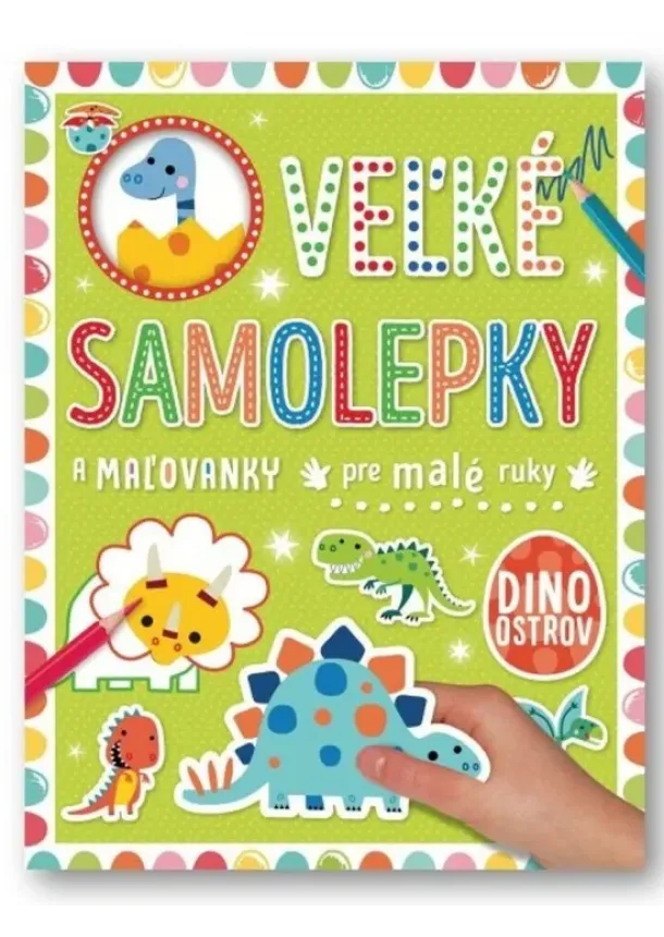 Dino - Veľké samolepky pre malé ruky