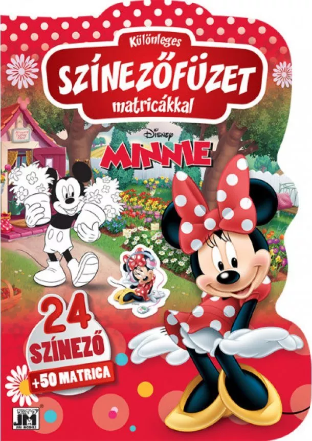 Disney Foglalkoztató - Különleges színezőfüzet matricákkal: Minnie