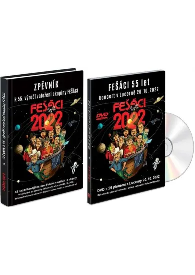 Fešáci 55 let - Zpěvník + DVD