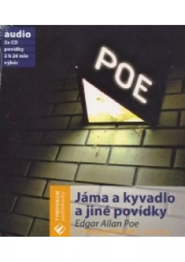 Edgar Allan Poe - Jáma a kyvadlo a jiné povídky - CD - 2 x CD audio