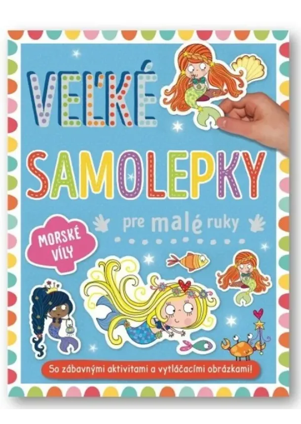 Morské víly - Veľké samolepky pre malé ruky