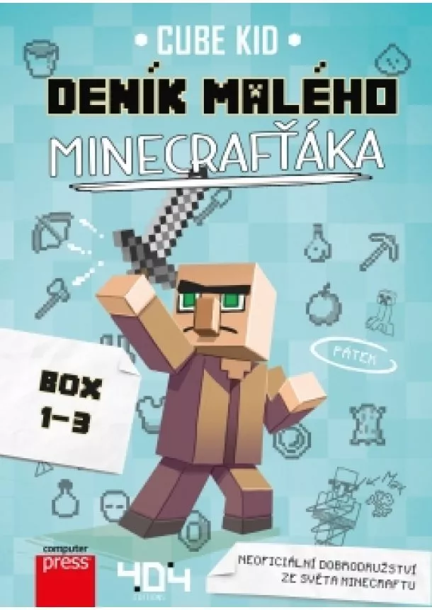 Cube Kid - Deník malého Minecrafťáka BOX 1-3