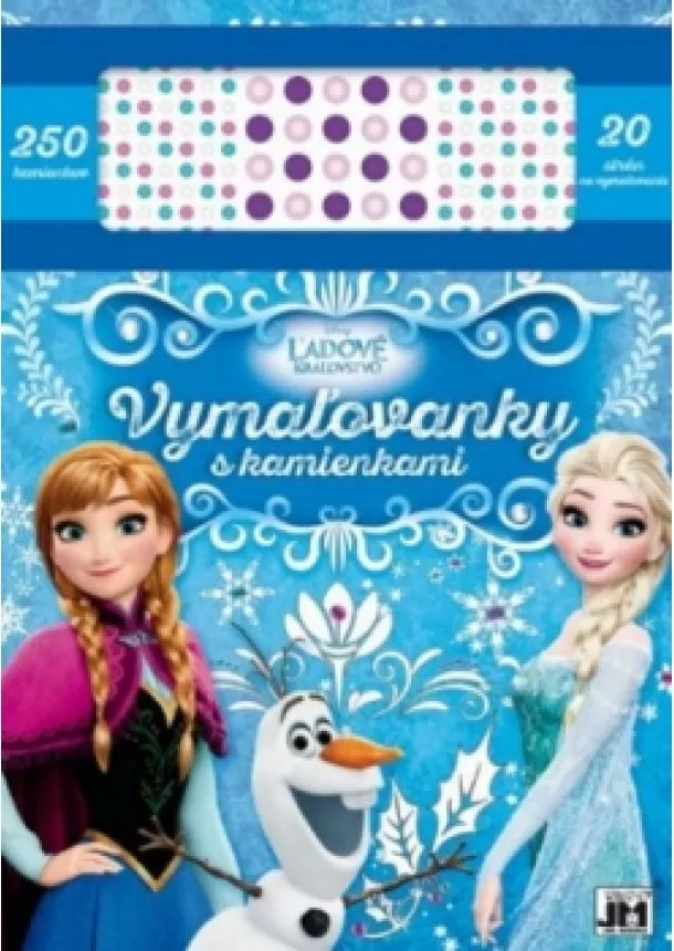 Disney - Vymaľovanky s kamienkami/ Ľadové kráľovstvo