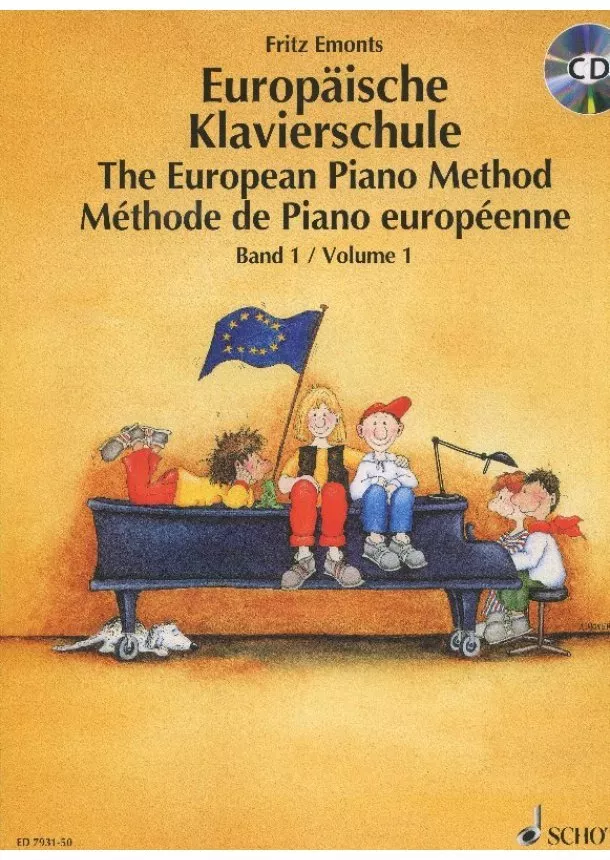 Fritz Emonts  - Europäische Klavierschule/The European Piano Method + CD - Band 1 / Volume 1