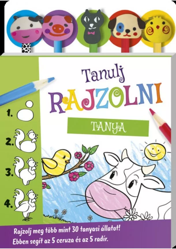 Foglalkoztató - Tanulj rajzolni - Tanya