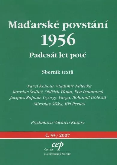 Maďarské povstání 1956 - padesát let poté