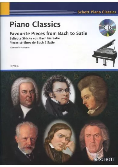 Piano Classics - Favourite Pieces from Bach to Satie / Beliebte Stucke von Bach bis Satie