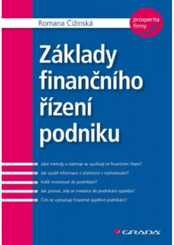 Romana Čižinská - Základy finančního řízení podniku