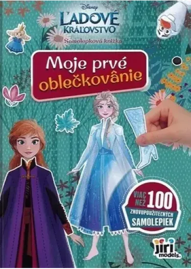 Moje prvé oblečkovanie/ Ľadové kráľovstvo - Viac než 100 znovupoužiteľných samolepiek