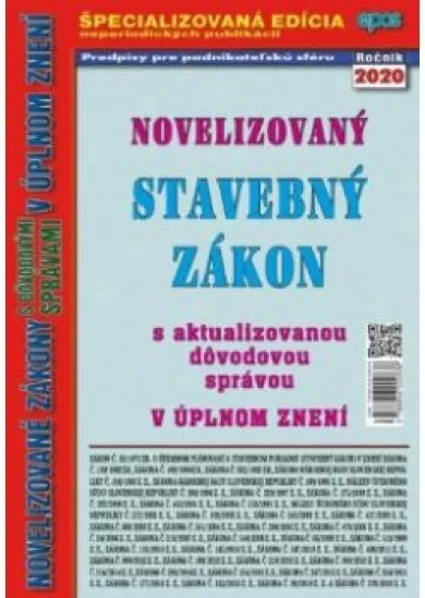 Novelizovaný stavebný zákon 9/2020