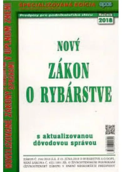 Nový Zákon o rybárstve s aktualizovanou dôvodovou správou 