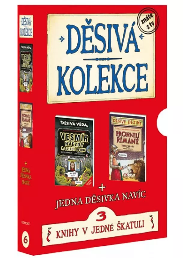 Scholastic - Děsivá kolekce 6 - Vesmír + Římané + titul zdarma - BOX