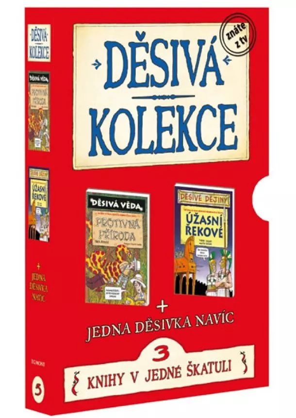 Scholastic - Děsivá kolekce 5 - Protivná příroda + Úžasní Řekové + titul zdarma - BOX