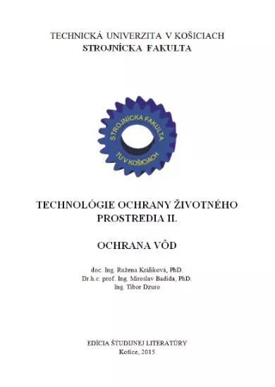 Technológie ochrany životného prostredia II. - Ochrana vôd