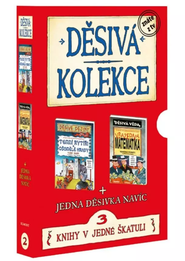 Scholastic - Děsivá kolekce 2 - Tajemní rytíři  + Vražedná matematika + titul zdarma - BOX