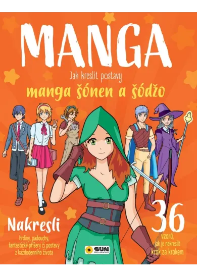 Manga - Jak kreslit postavy šonen a šodžo