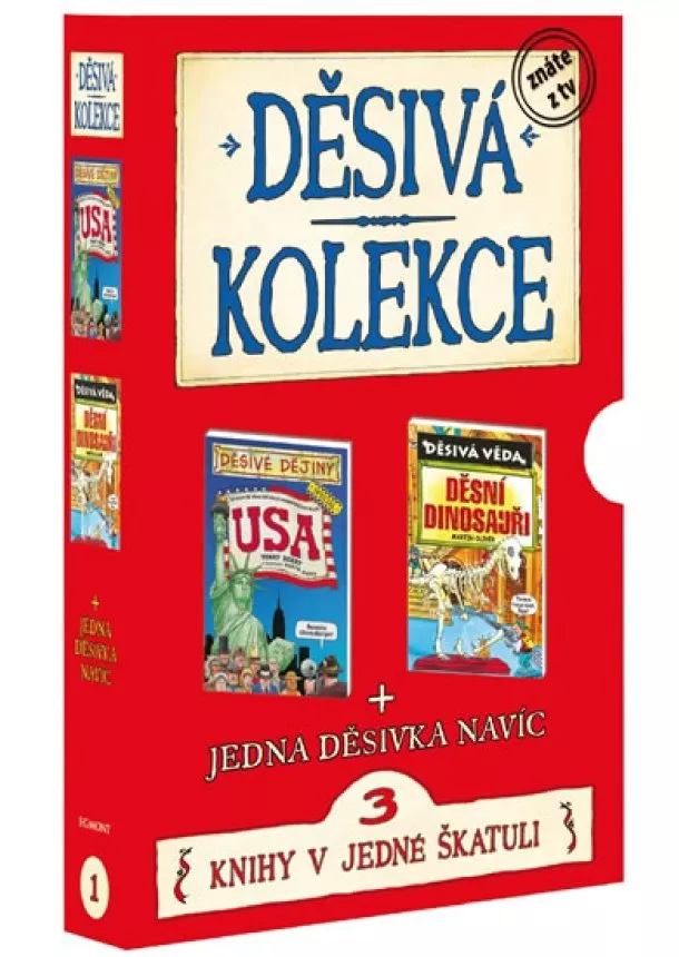 Scholastic - Děsivá kolekce 1 - USA a Děsiví dinosauři + titul zdarma - BOX