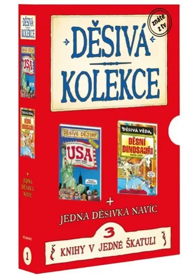 Děsivá kolekce 1 - USA a Děsiví dinosauři + titul zdarma - BOX