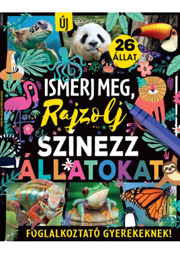 Mátyás Lara - Trend Bookazine - Ismerj meg, rajzolj és színezz állatokat