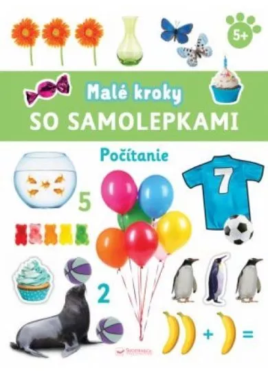 Počítanie  Malé kroky so samolepkami 5+