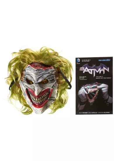 Batman Death of the Family Book and Joker Mask Set